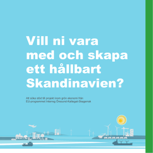 Vill ni vara med och skapa ett hållbart Skandinavien?