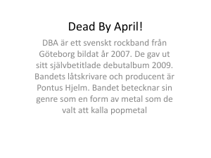 Dead By April! - jarvensmusiksida