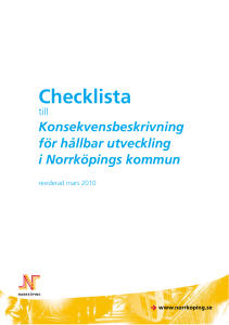 Checklista - Norrköpings kommun