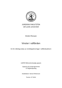Vinster i välfärden - Lund University Publications