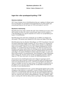 Ingen klor- eller syradoppad kyckling i TTIP