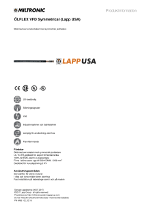 Produktinformation ÖLFLEX VFD Symmetrical (Lapp USA)