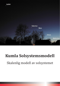 Kumla Solsystemsmodell