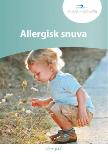Allergisk snuva - Allergia