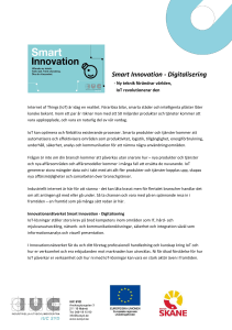 Smart Innovation - Digitalisering