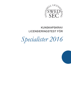 Specialister 2016