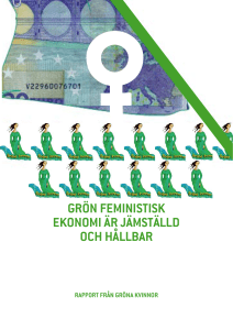 grön feministisk ekonomi är jämställd och hållbar