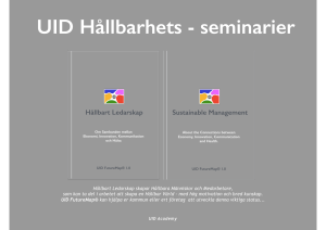 New UID Seminar - Which is your UID
