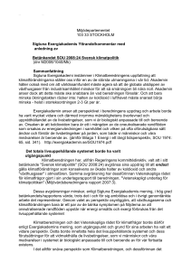 Betänkandet SOU 2008:24 Svensk klimatpolitik