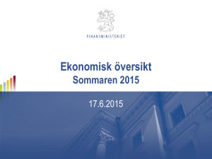 Ekonomisk översikt juni 2015