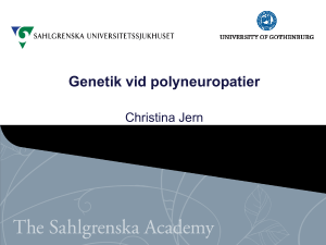 Genetik vid polyneuropatier