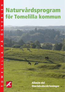 Naturvårdsprogram - Tomelilla kommun