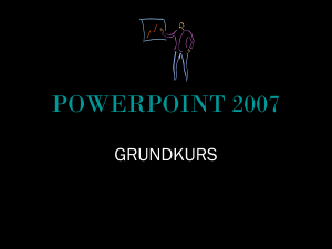 powerpoint 2003 - Logistikprogrammet.org