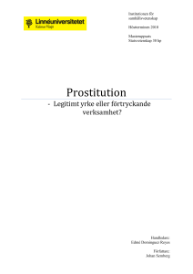 Prostitution - DiVA portal