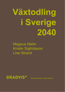 Växtodling i Sverige 2040