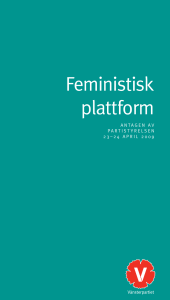 Feministisk plattform