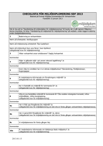 Checklista Storåsgruppen2014