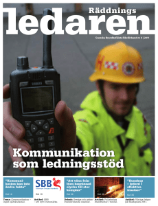 Räddningsledaren_nr 4_2011.indd - Föreningen Sveriges Brandbefäl