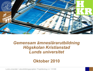UVK (60 hp) - Lunds universitet