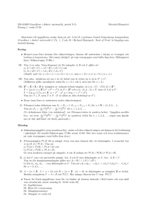 MS-A0409 Grundkurs i diskret matematik, period I
