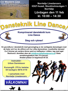 2017-02-11 LINE DANCE - Norrtelje Linedancers