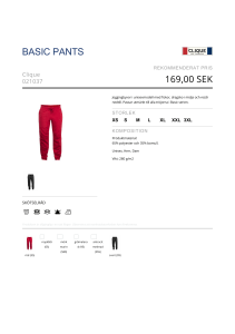Clique Basic Pants