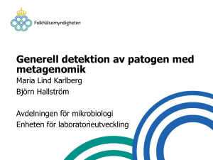 Generell detektion av patogen med metagenomik