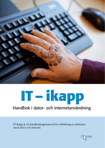 Handbok i dator- och internetanvändning