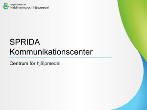 SPRIDA Kommunikationscenter