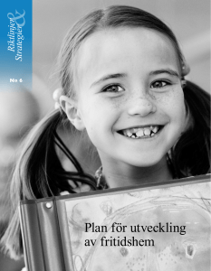 Plan för utveckling av fritidshem - Gullingeskolan
