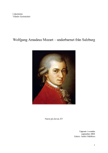 Mozart uppsatsen rättad - The André Odeblom Website