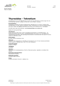 Thyreoidea - Teknetium