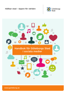 Handbok för Göteborgs Stad i sociala medier