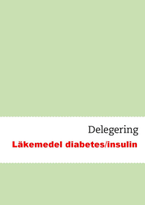 Delegering av insulin