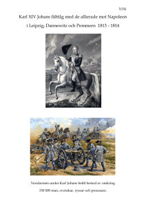 Karl XIV Johans fälttåg med de allierade mot Napoleon i Leipzig