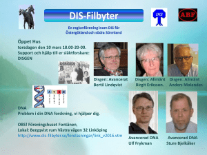 Disgen och DNA - DIS