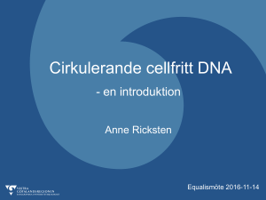 Cirkulerande cellfritt DNA