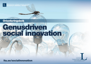 Genusdriven social innovation