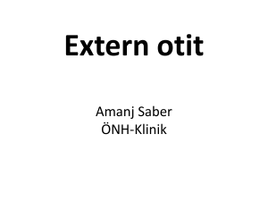 Extern otit
