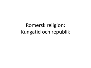 Romersk religion - UU Studentportalen
