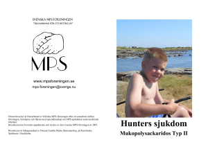 Hunters sjukdom - Svenska MPS