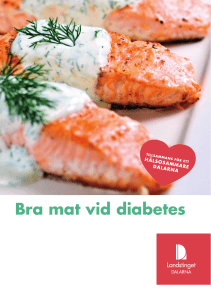Bra mat vid diabetes - Landstinget Dalarna