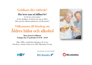 Äldres hälsa och alkohol