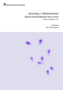 Akuta tarminfektioner hos vuxna