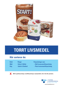 torrt livsmedel - Hans Andersson Recycling