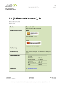 LH (lutiserande hormon), S