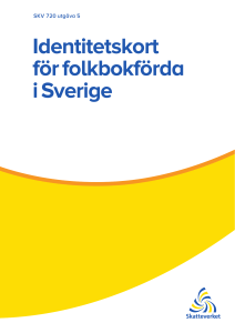 Identitetskort för folkbokförda i Sverige