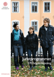 Juristprogrammet - Uppsala universitet