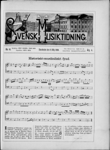 Historiskt-musikaliskt fynd.