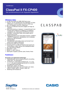 ClassPad II FX-CP400